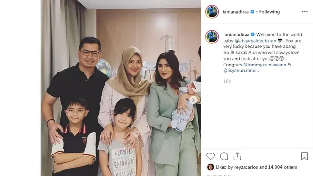 Tommy Kurniawan (Foto: Instagram/@tanianadiraa)