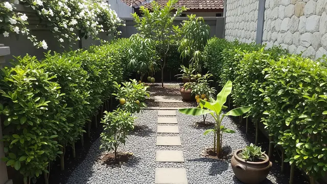 Kebun Buah Mini di Halaman Sempit