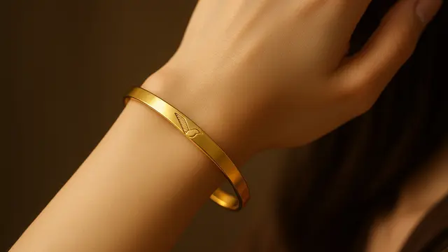 Model Gelang Emas Motif Burung Trendi