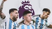 Premier League - Nicolas Otamendi, Enzo Fernandez, Lisandro Martinez (Bola.com/Decika Fatmawaty)