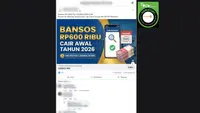 Cek Fakta: Tidak Benar Link Ini untuk Cek Status Bansos PKH 2026