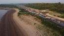 Hutan hujan Amazon di Brasil menghadapi kekeringan parah yang dapat berdampak pada sekitar 500.000 orang hingga akhir tahun ini. (AP Photo/Edmar Barros)