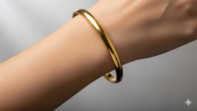 Model Gelang Emas Bulat Terbaru 5 Gram untuk Tangan Kurus