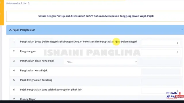 Cara Lapor SPT