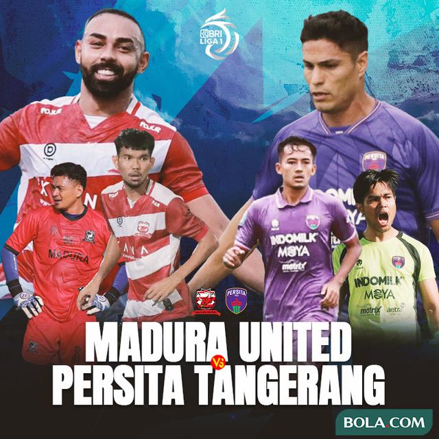 BRI Liga 1 - Duel Antarlini - Madura United Vs Persita Tangerang