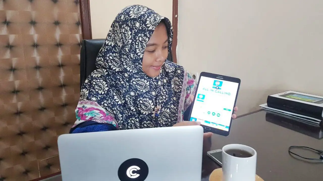 Callind, Aplikasi Pesan Bikinan Gadis Desa Penantang WhatsApp