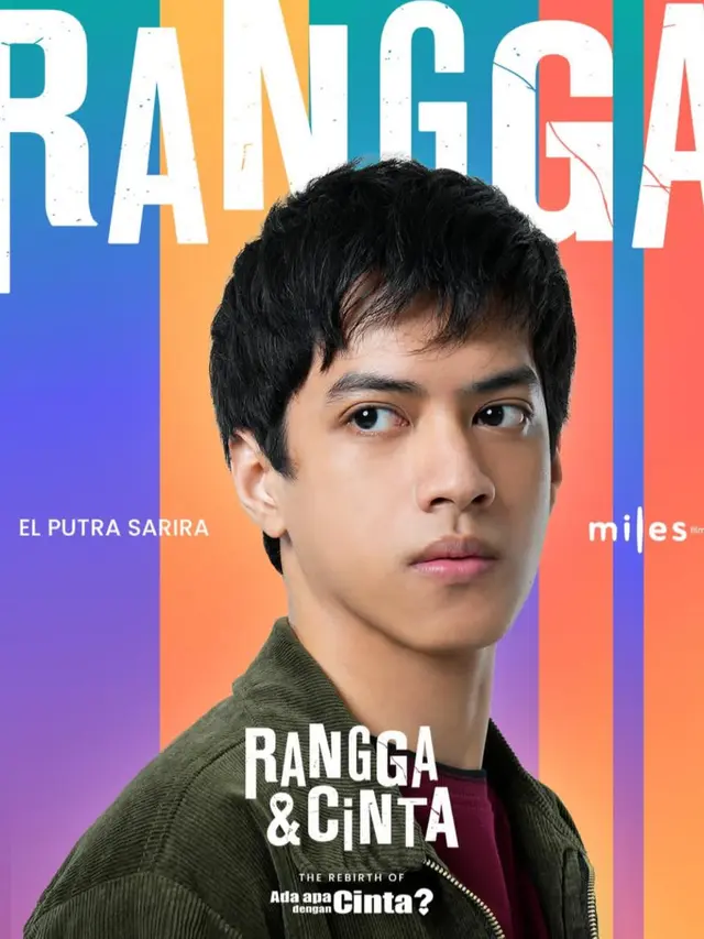 El Putra Sarira perankan Rangga di Film Rangga dan Cinta. (credit:instagram.com/filmranggacinta)