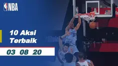 Berita Video 10 Aksi Terbaik NBA 3 Agustus 2020, Tembakan Buzzer Beater Setengah Lapangan Markelle Flutz