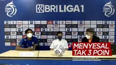Berita video kapten tim Arema FC, Johan Alfarizi, mengungkapkan bahwa para pemain menyesal tidak bisa meraih 3 poin saat menghadapi Bhayangkara FC pada pekan kedua BRI Liga 1 2021/2022, Minggu (12/9/2021) sore hari WIB.
