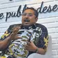 Ismail, Direktur Jenderal Sumber Daya dan Perangkat Pos dan Informatika Kementerian Kominfo saat di Jakarta, Jumat (12/1/2024). (Liputan6.com/ Giovani Dio Prasasti)