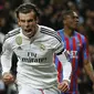 Bintang Real Madrid Gareth Bale merayakan gol ke gawang Levante (reuters)