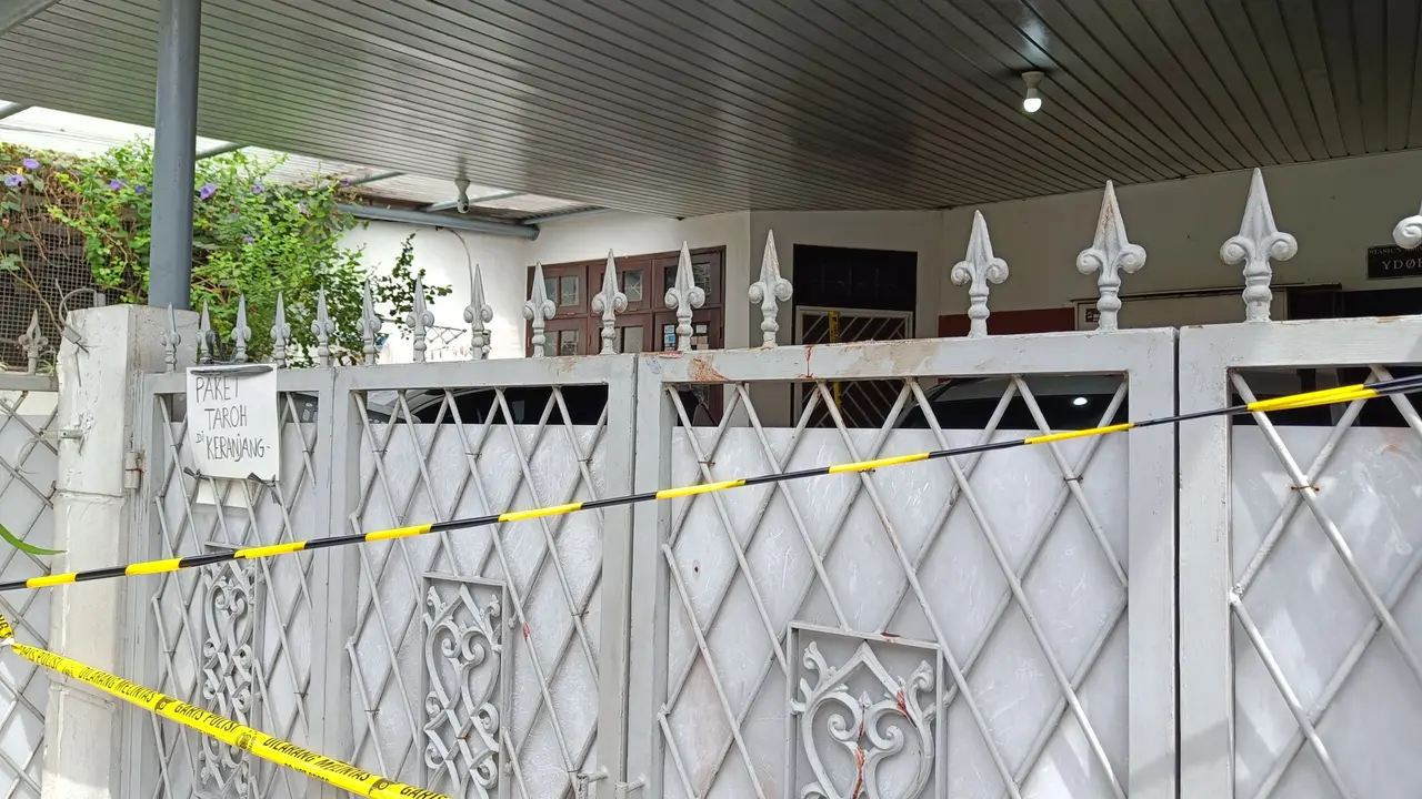 Lokasi rumah pembunuhan di Lebak Bulus, Kecamatan Cilandak, Jakarta Selatan.