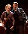 Macklemore dan Ed Sheeran. (Christopher Polk / GETTY IMAGES NORTH AMERICA / Getty Images via AFP)