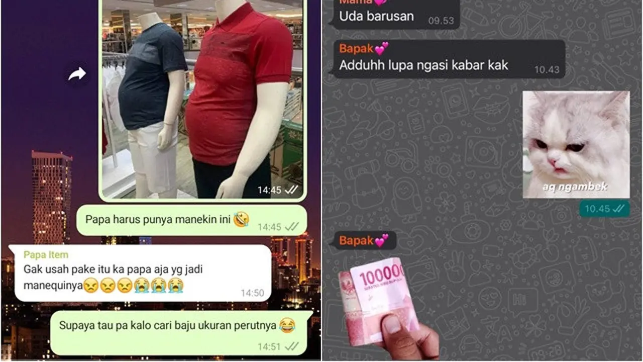 6 Obrolan Kocak Anak dan Orangtua di Grup WhatsApp Keluarga Ini Receh Banget