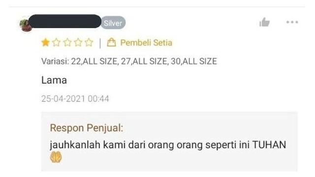 8 Potret Balasan Ulasan Admin Online Shop Ini Bikin Geleng Kepala