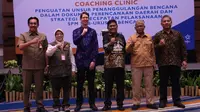 Coaching clinic penguatan strategi percepatan pelaksanaan SPM sub urusan bencana dan sinkronisasi unsur penanggulangan bencana dalam dokumen perencanaan daerah bertempat di Makassar, Sulawesi Selatan, Rabu (11/6/2025). (Ist)
