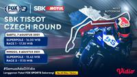 Jadwal dan Live Streaming WSBK Seri Ceko di Vidio Akhir Pekan Ini, 7 dan 8 Agustus 2021. (Sumber : dok. vidio.com)