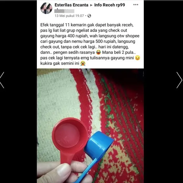 kena zonk belanja diskonan