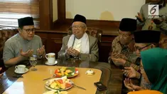 Bakal calon wakil presiden Ma'ruf Amin berangkat menunaikan ibadah haji ke Tanah Suci. Di Mekkah, Ma'ruf membenarkan akan sekaligus menemui Imam Besar Front Pembela Islam (FPI) Rizieq Shihab.