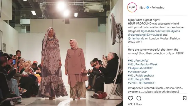 Desainer Fashion Indonesia di London