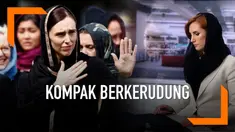 Penembakan masjid di kota Christchurch, Selandia Baru terus jadi sorotan. Para pembaca berita perempuan di Selandia Baru kompak mengenakan kerudung sebagai bentuk solidaritas.