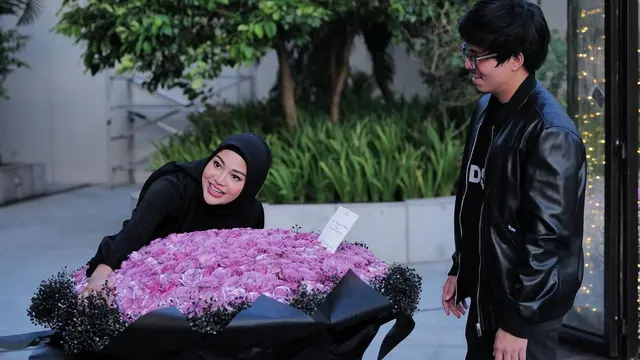 Atta Halilintar dan Aurel Hermansyah rayakan anniversary kedua (Instagram/attahalilintar)