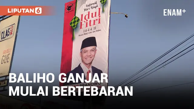 VIDEO: Musim Kampanye Belum Mulai, Baliho Ganjar Pranowo Mulai Bertebaran