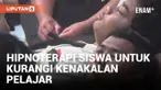 Kurangi Kenakalan Pelajar, Polisi Hipnoterapi Puluhan Siswa