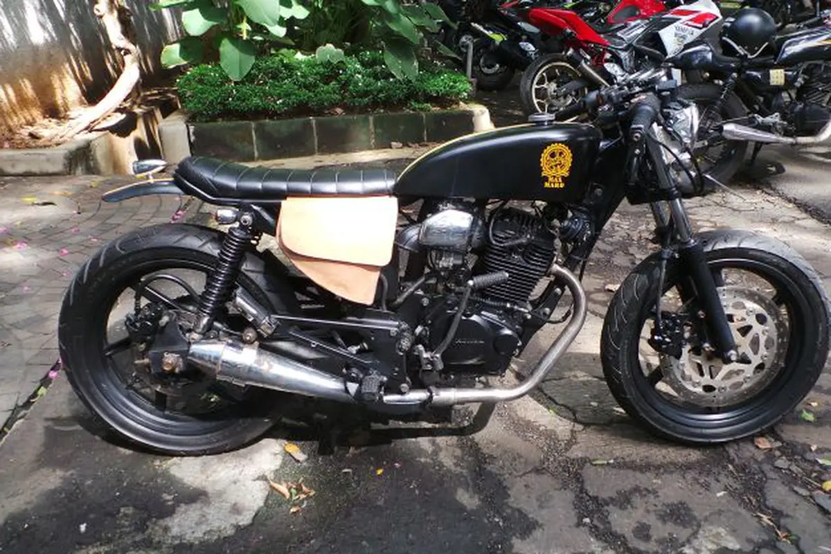  Modifikasi Honda Tiger, Kolaborasi Japstyle dan Cafe Racer 