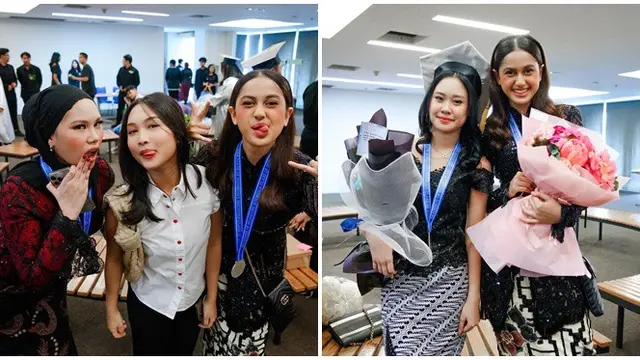 6 Potret Asila Maisa di Momen Wisuda dan Prom Night, Bajunya Didesain Ivan Gunawan