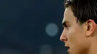 Pemain AS Roma, Paulo Dybala. (Filippo MONTEFORTE / AFP)