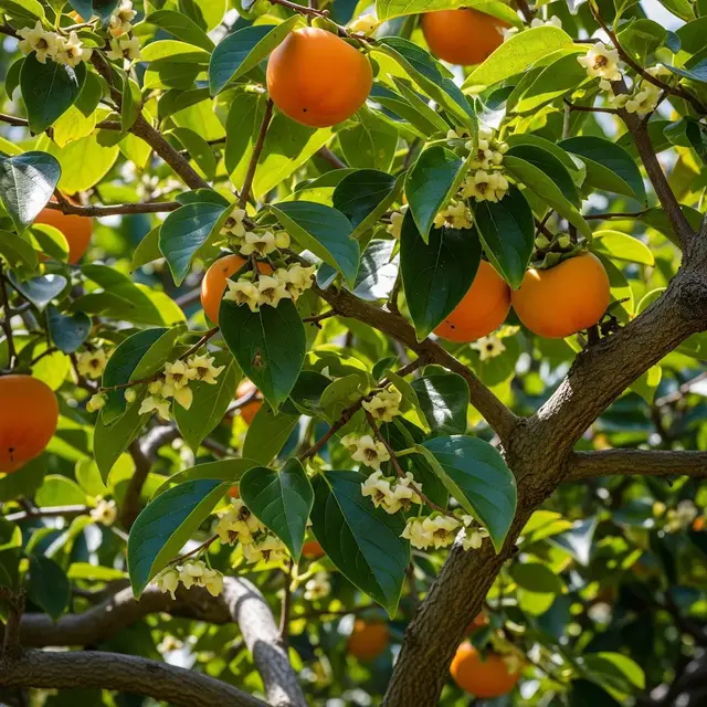 Pohon Buah Berbunga Indah/Gemini AI