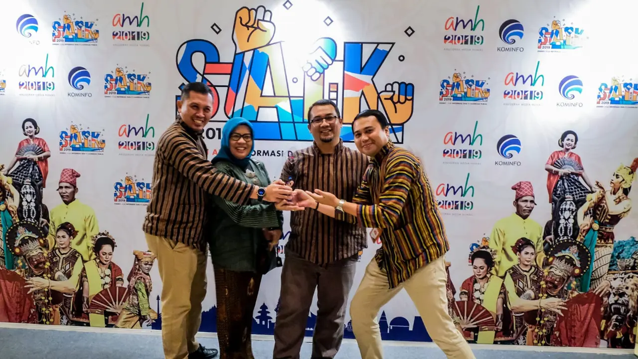 Stand Kapal Pinisi Kemenparekraf Terpilih jadi Stand Dekorasi Terbaik di Anugerah Media Humas 2019