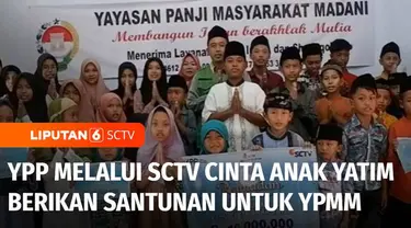 Kehilangan orang tua sejak kecil membuat sejumlah anak yatim hidup dengan keterbatasan. Untuk meringankan beban mereka, SCTV menyalurkan bantuan dari pemirsa lewat program SCTV Cinta Anak Yatim.