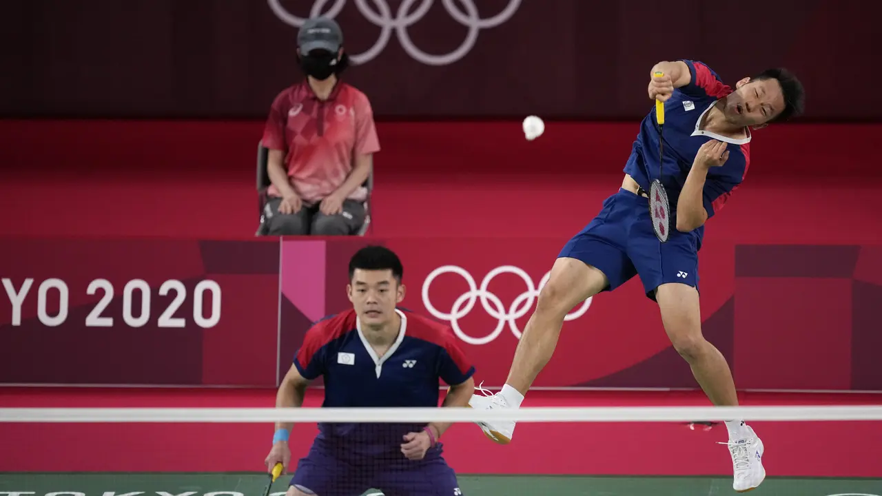 FOTO: Asa Hendra / Ahsan Kandas di Semifinal Olimpiade Tokyo