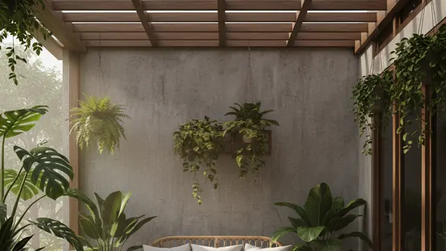Desain Teras Rumah Rustic Kecil Tapi Hangat