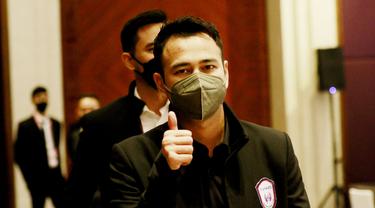 Raffi Ahmad di Kongres Tahunan PSSI 2021