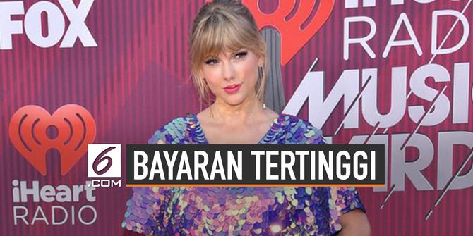 VIDEO: Jadi Artis Bayaran Tertinggi, Ini Penghasilan Taylor Swift