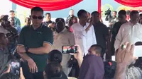 Presiden Joko Widodo (Jokowi) Hadir di Nabire, Papua, Rabu (20/12/2017). (Vina Muliana/Liputan6.com)
