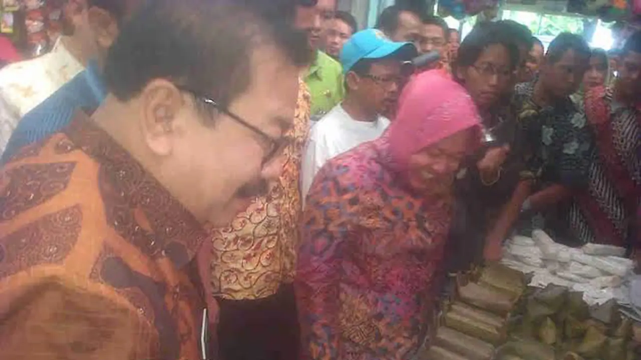 Gubernur Jatim Gelar Sidak Beras ke Pasar Tradisional