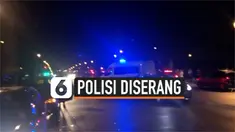 THUMBNAIL POLISI PRANCIS DILEMPARI BOTOL