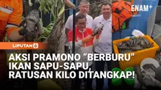 Pemerintah Provinsi Pemerintah Provinsi DKI Jakarta menggelar operasi tangkap ikan sapu-sapu secara serentak di lima wilayah kota administrasi, Jumat (17/4/2026). Kegiatan ini dipimpin langsung oleh Gubernur Pramono Anung yang turun meninjau lokasi d...