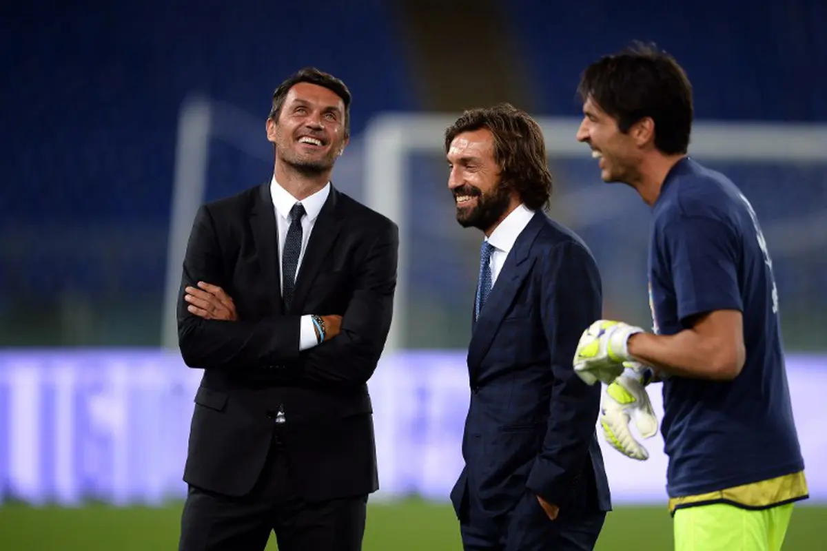Paolo Maldini, Andrea Pirlo dan Gianluigi Buffon