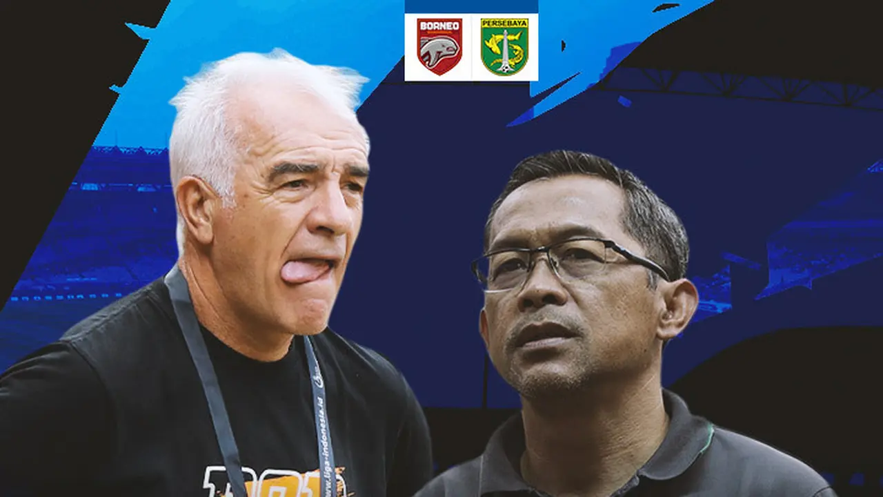 BRI Liga 1 - Duel Pelatih - Borneo FC Vs Persebaya Surabaya