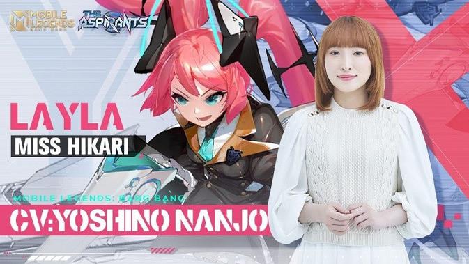 Pengisi suara asal Jepang Yoshino Nanjo akan bergabung dengan game Mobile Legends: Bang Bang. (Dok: Mobile Legends)