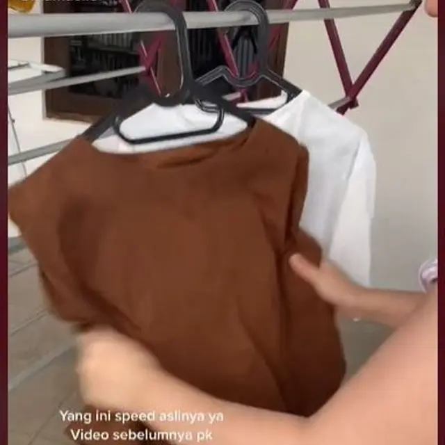Viral Wanita Bagikan Tutorial Membuat Baju Rapi Tanpa Diseterika