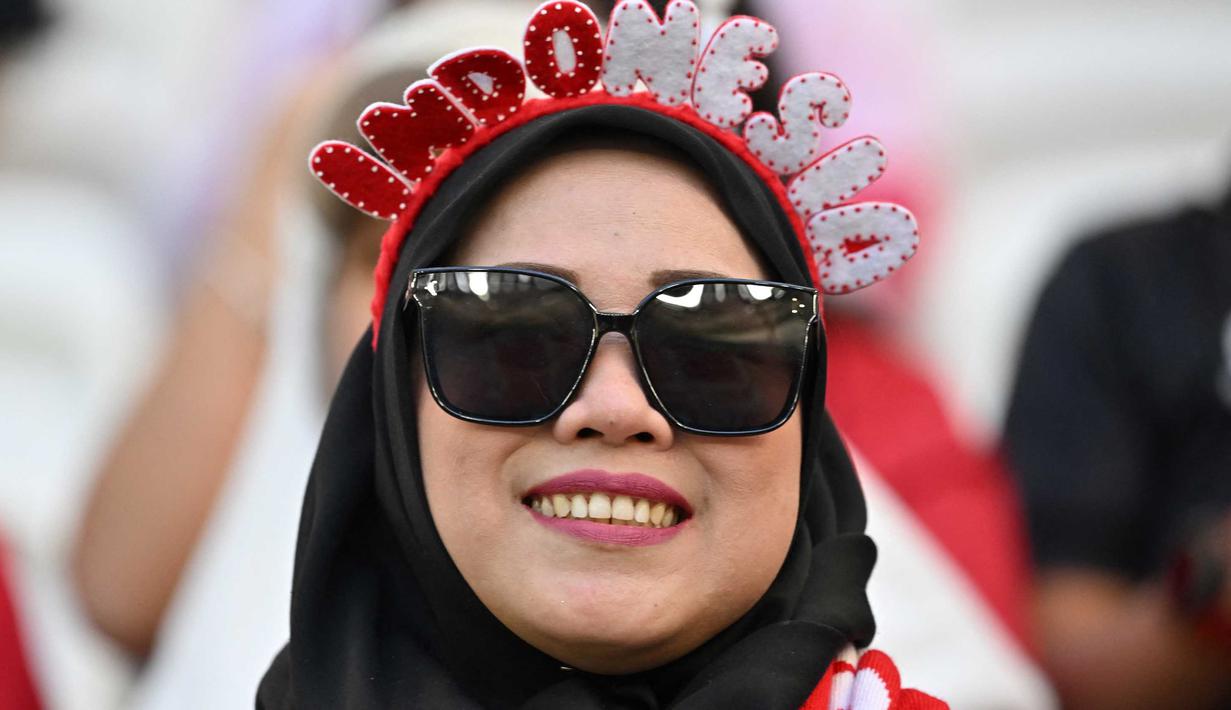 Kekalahan dari Jepang menempatkan Indonesia di posisi tiga klasemen Grup D Piala Asia Qatar 2023. (HECTOR RETAMAL/AFP)