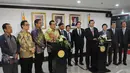 Irman Gusman saaat memberikan keterangan mengenai pertemuannya dengan Ketua Parlemen Korea Selatan,  Jakarta (22/12/2014). (Liputan6.com /Andrian M Tunay)