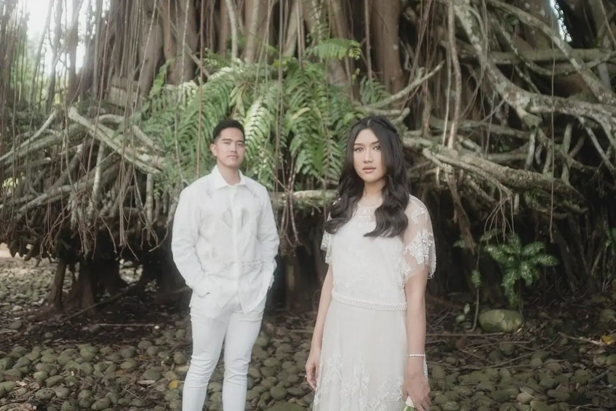 Kaesang Pangarep dan Erina Gudono. (Foto: Dok. David Salim Photography dari Instagram @erinagudono)