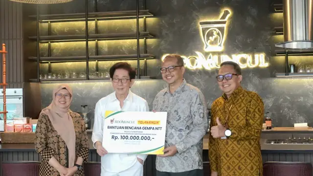 Peduli Korban Bencana NTT, Sido Muncul Salurkan Bantuan Rp400 Juta melalui BPOM dan Kemenpppa